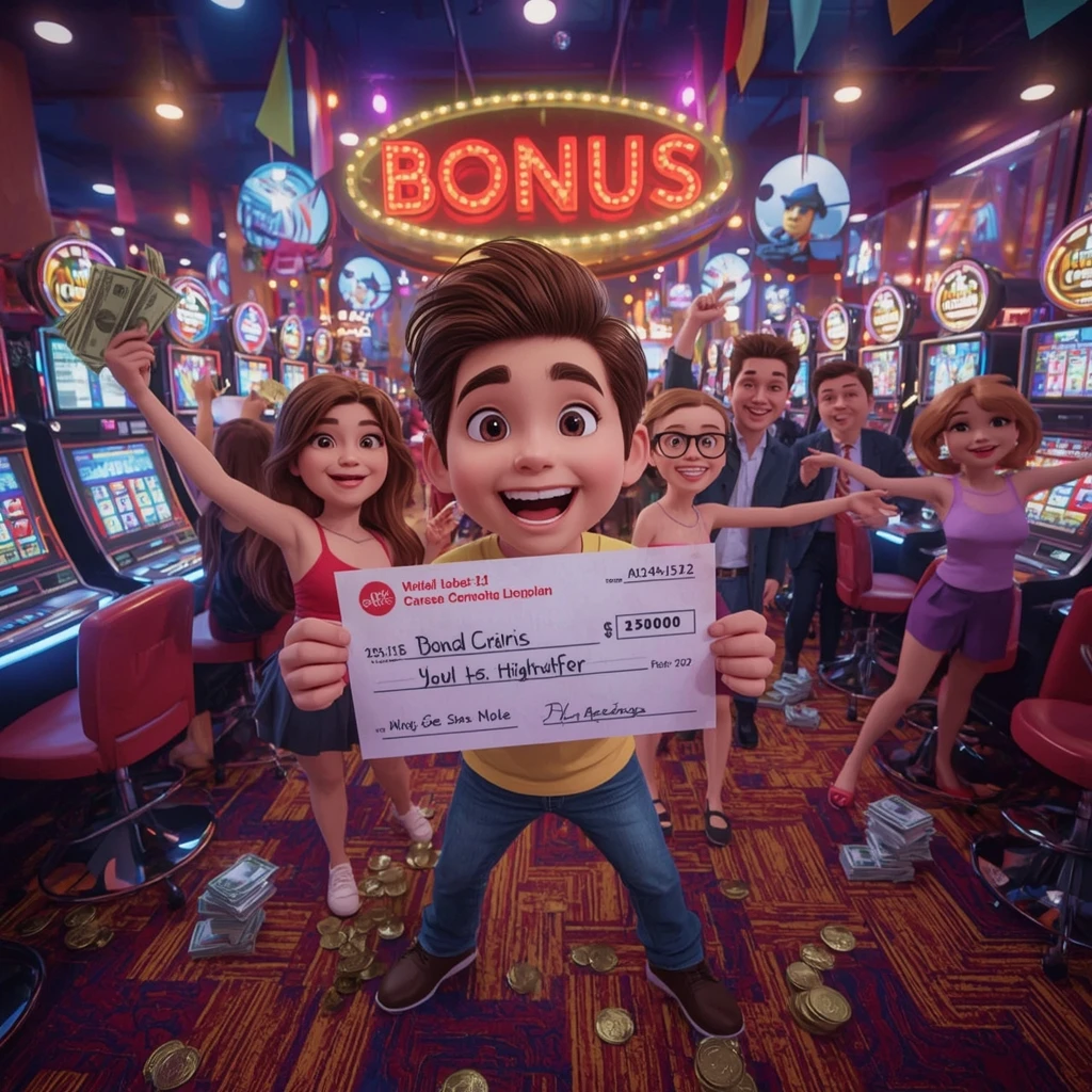 bonus nelle mani di un uomo al casinò SNATCH CASINO